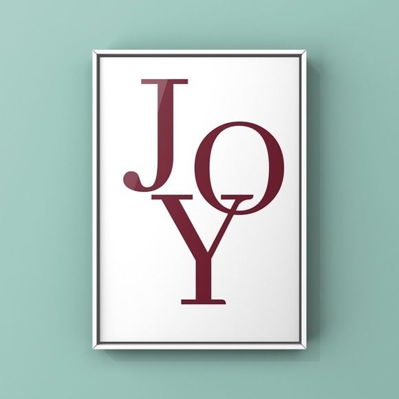 Limited edition modern minimalist Christmas illustration ornament art print set - Picture 10 of 16